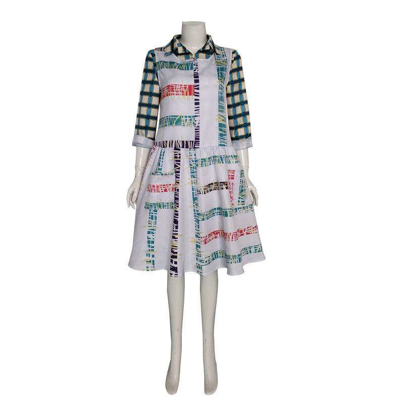 Stranger Things 4 cosplay plaid shirt suit