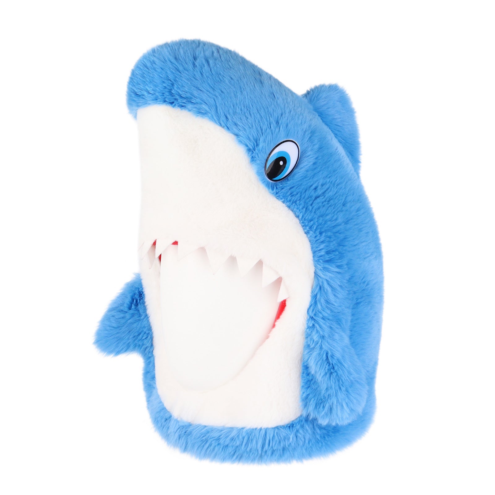 Cartoon Funny Shark Plush Headpiece for Parties, Performances, and Photo Props