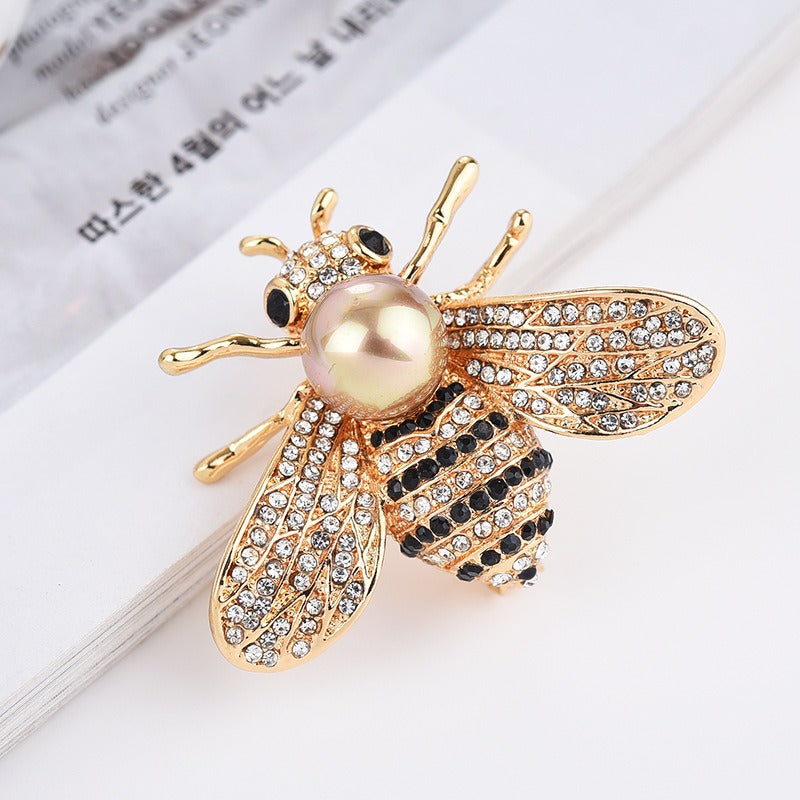 10k gold Animal bee brooch pin accessories