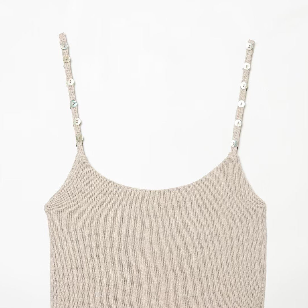 Summer Hot Girl Knitted Strap Top