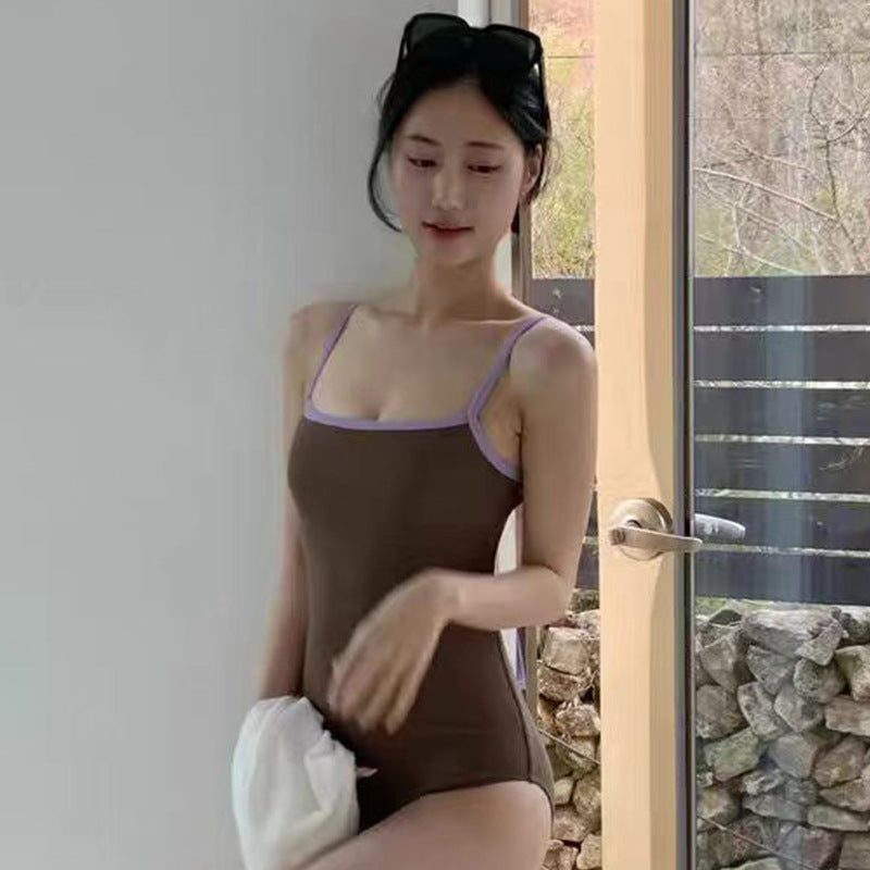 One-Piece Swimsuit for Women,Tummy Coverage, Slimming Beach Swimwear