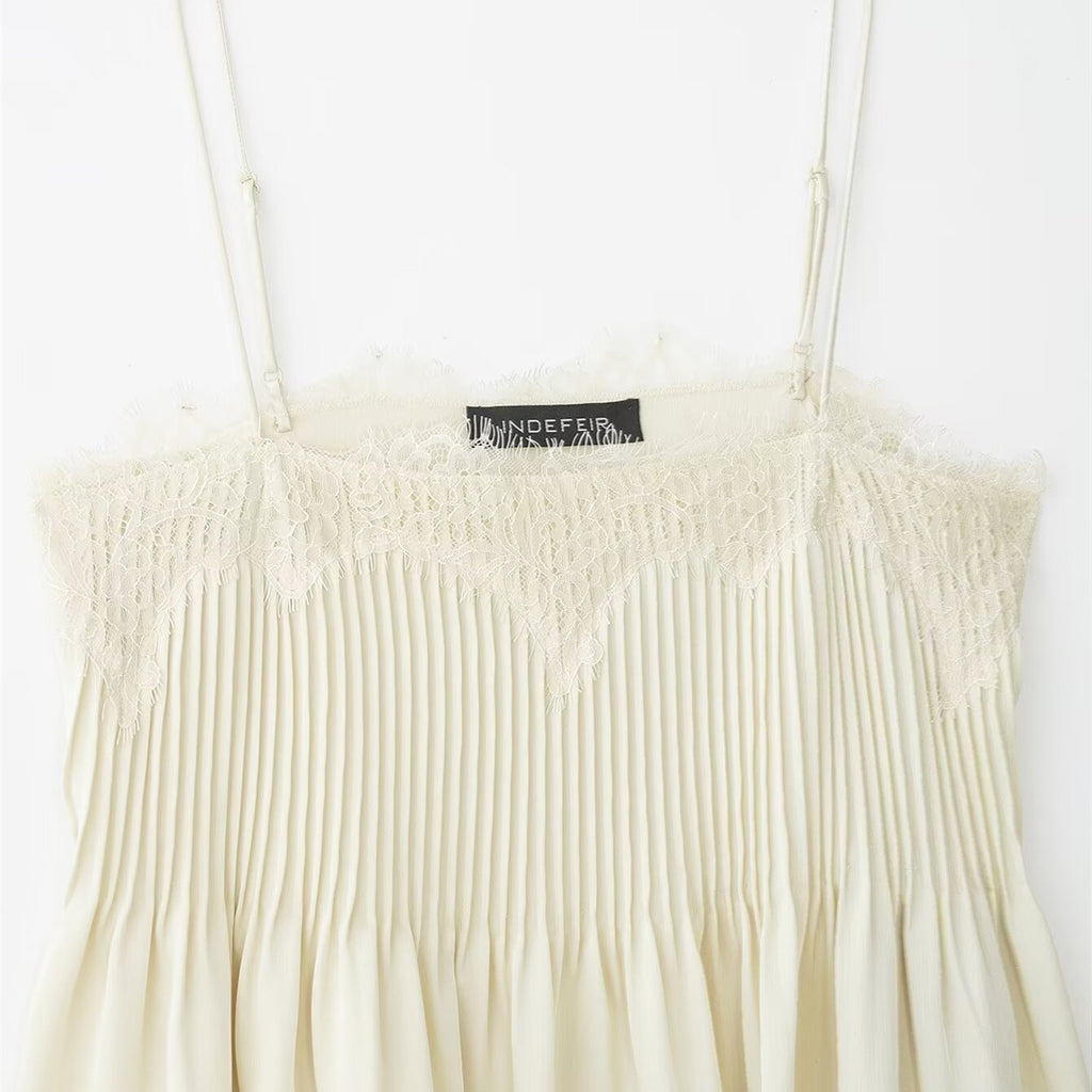 Summer lace lingerie style top