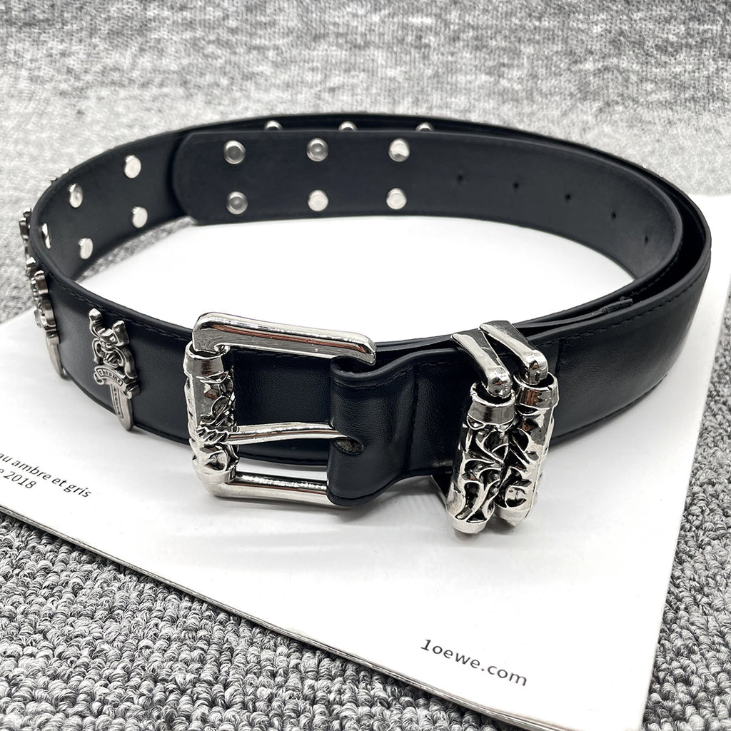 Hollow belt denim belt