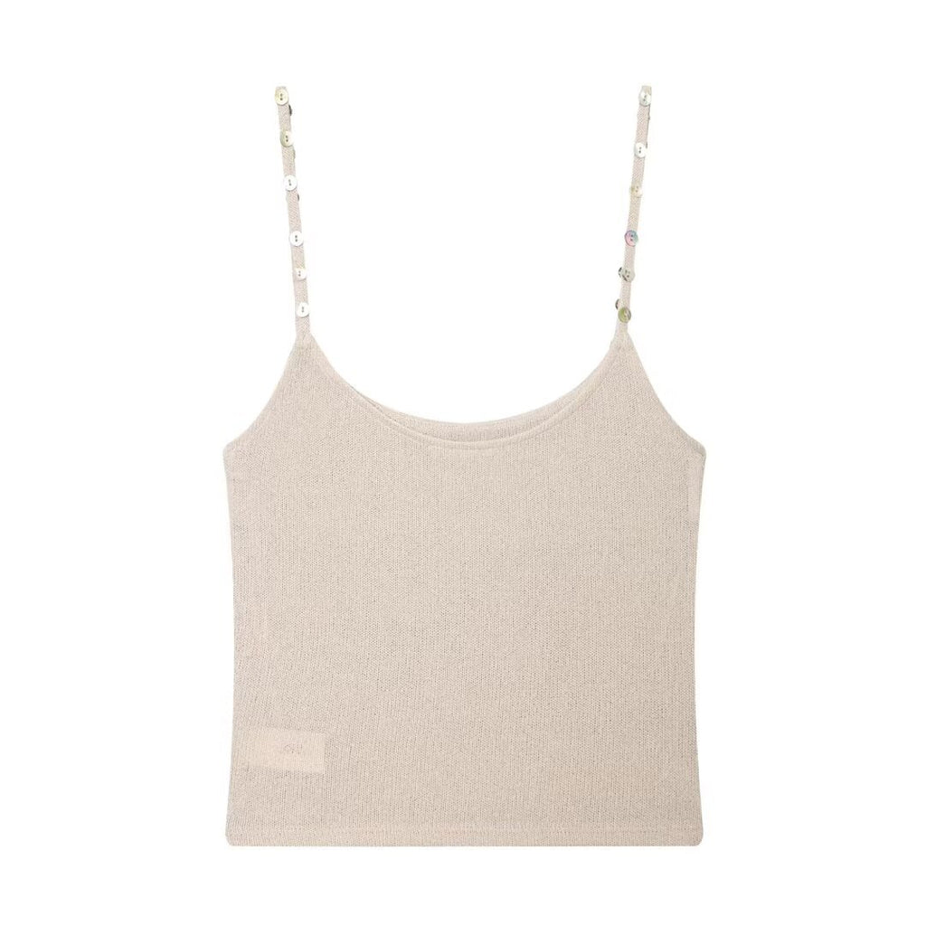Summer Hot Girl Knitted Strap Top