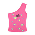 Tank Top for Women with Star Print, Slim-Fitting,  Sleeveless Summer Top