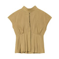 Summer Split Bow Decoration Sleeveless Top