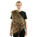Halloween New Artificial Fur Viking Primitive Costume Vest Cosplay Performance Prop