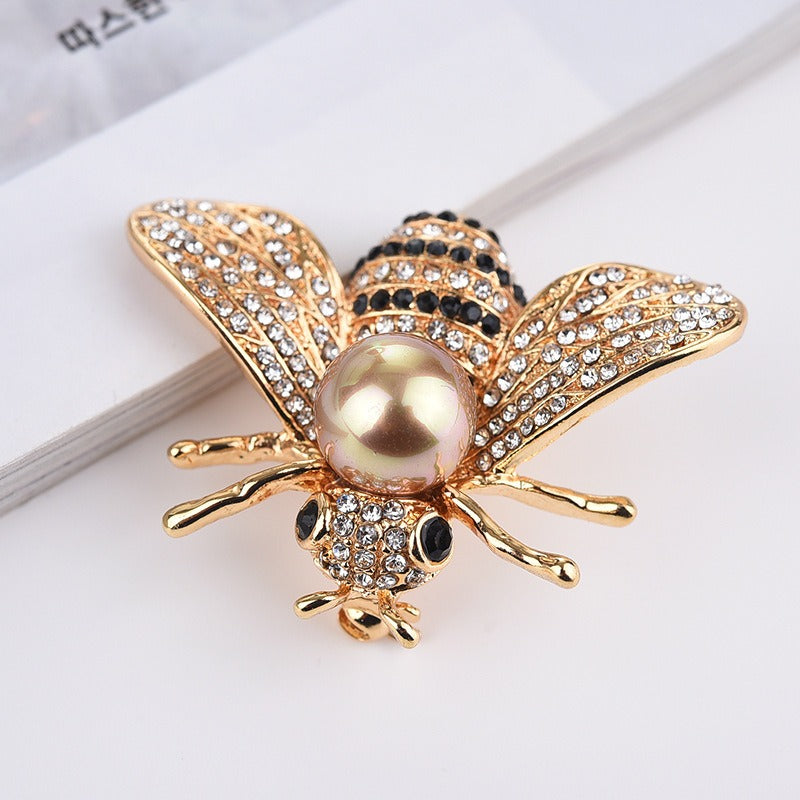 10k gold Animal bee brooch pin accessories