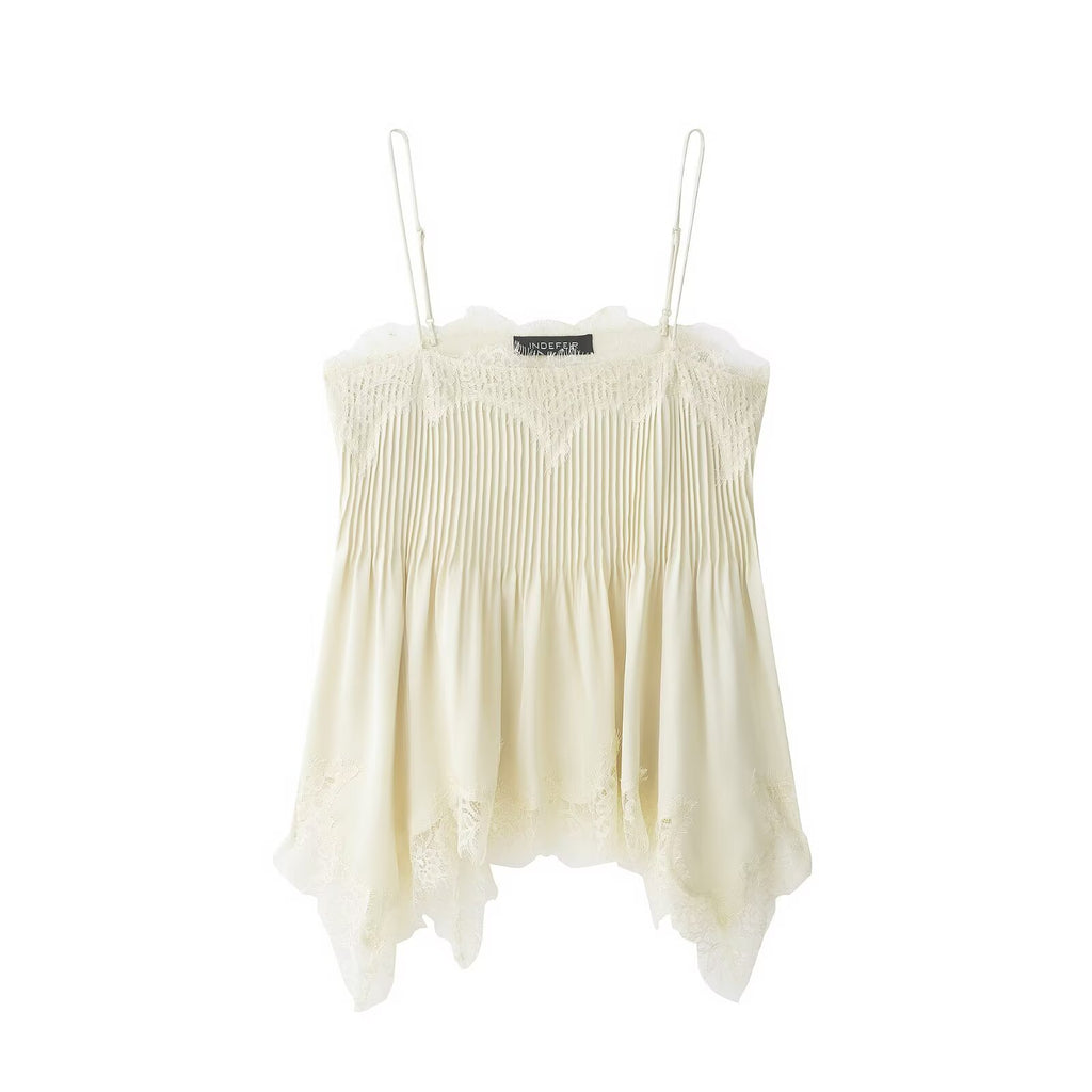 Summer lace lingerie style top