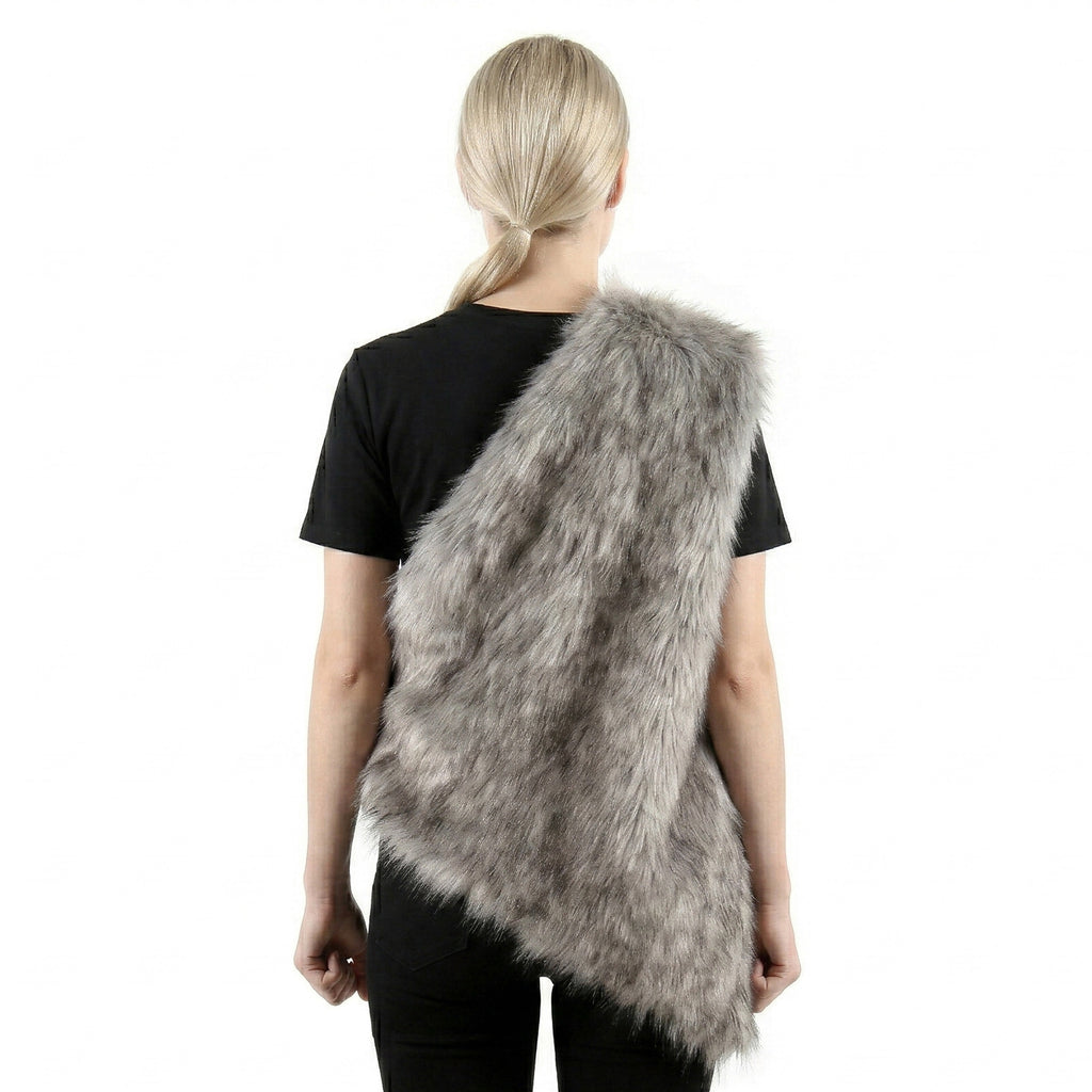 Halloween New Artificial Fur Viking Primitive Costume Vest Cosplay Performance Prop
