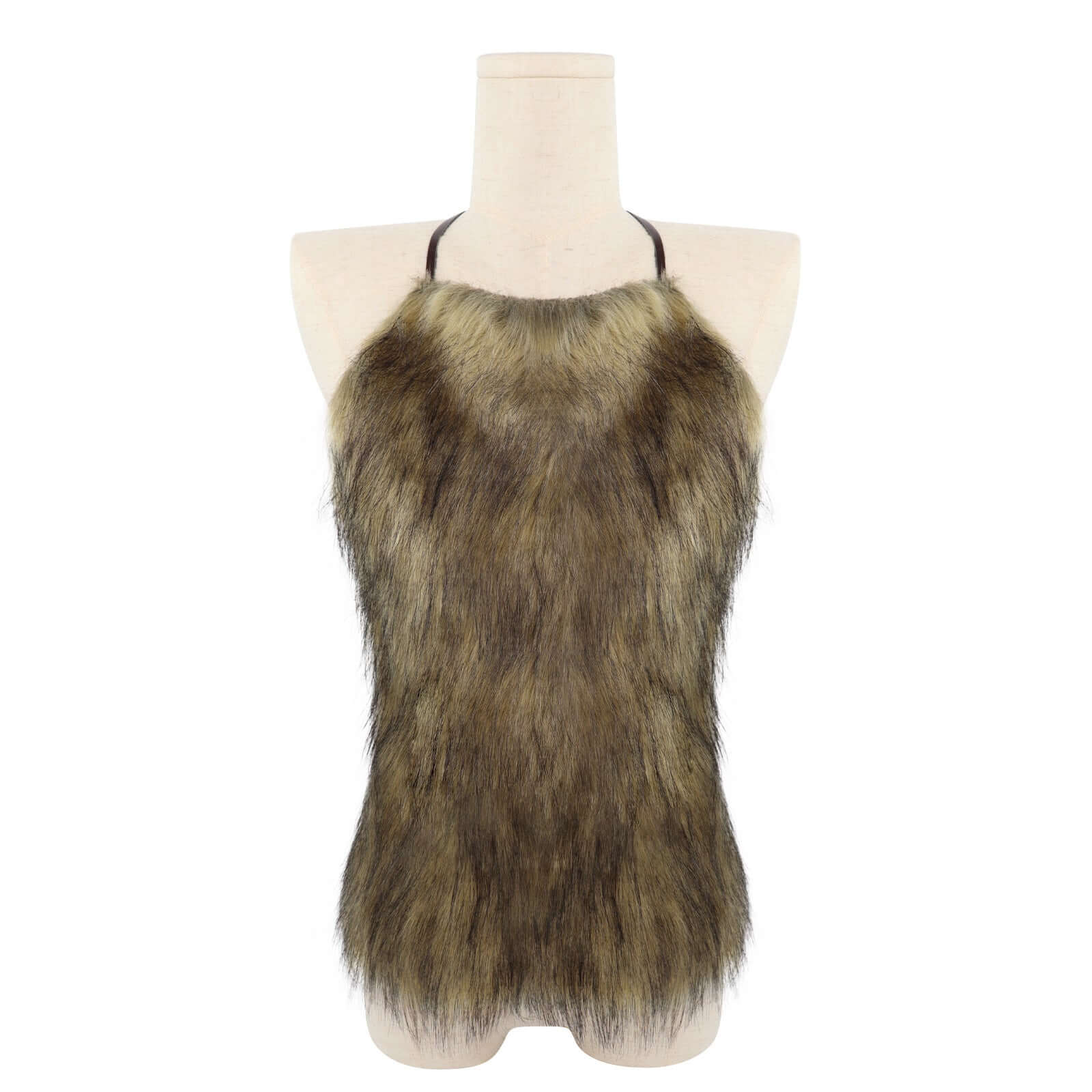 Halloween Faux Fur Caveman Costume for Cosplay & Parties