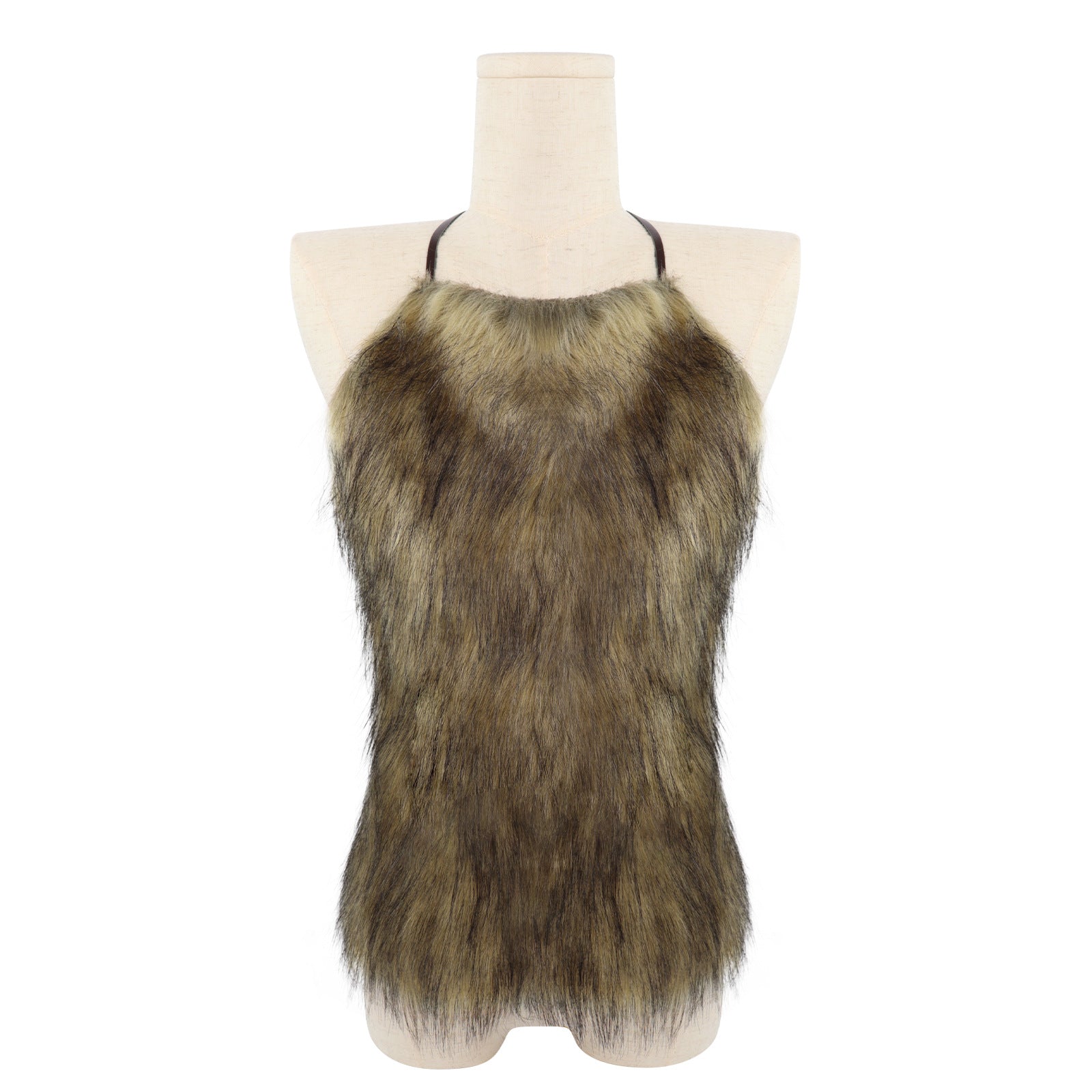 Halloween Faux Fur Caveman Costume Cosplay Viking Savage Costume Props