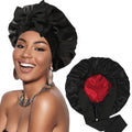 Double sided wide edged high elasticity hair care hat