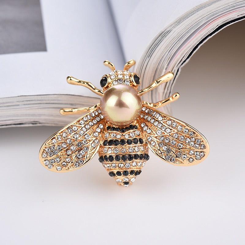 10k gold Animal bee brooch pin accessories