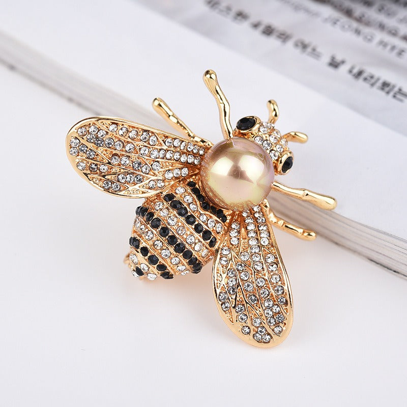 10k gold Animal bee brooch pin accessories